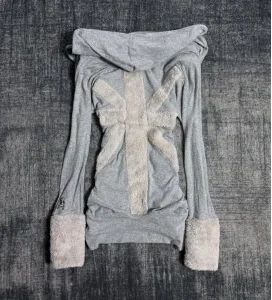 Sweat à capuche rétro en peluche pour femmes, Design brodé Harajuku, gothique Street, Y2k, Hip Hop, Punk, décontracté, polyvalent, coupe ample, veste courte Sweat à capuche rétro en peluche pour femmes, Design brodé Harajuku, gothique Street, Y2k, Hip Hop, Punk, décontracté, polyvalent, coupe ample, veste courte
