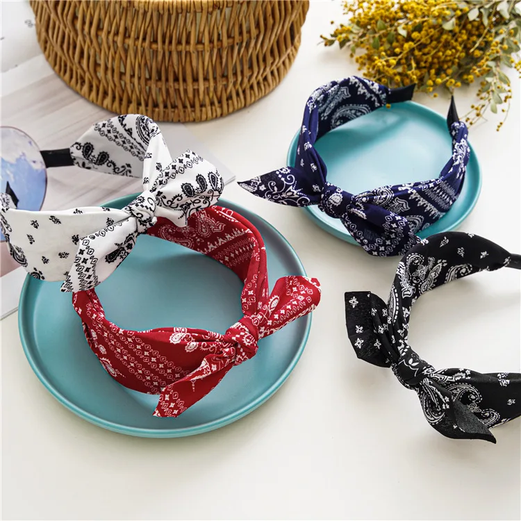 bandeau de sauna paisley bandana pour femmes, nœud noué haut, bandeaux d'oreille de lapin mignons, turban enveloppant de sauna, accessoires pour filles, mode bandeau de sauna paisley bandana pour femmes, nœud noué haut, bandeaux d'oreille de lapin mignons, turban enveloppant de sauna, accessoires pour filles, mode