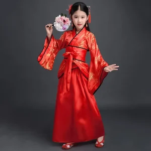 Robe chinoise ancienne pour filles et enfants, Kimono ethnique traditionnel, Costume de danse de chœur pour étudiants, Style Kimono Yukata japonais