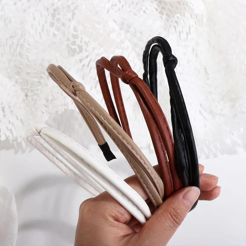 lavage du visage bandeau cheveux cerceau gilrl bandeau femme cheveux accessoires pu cuir bandeau style coréen chapeaux mince bandeau de cheveux lavage du visage bandeau cheveux cerceau gilrl bandeau femme cheveux accessoires pu cuir bandeau style coréen chapeaux mince bandeau de cheveux