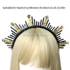 e56a bandeau vintage bandeau magnifique baroque diadèmes à pointes casque divinité