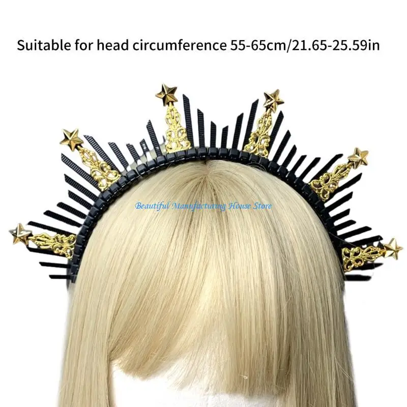 e56a bandeau vintage bandeau magnifique baroque diadèmes à pointes casque divinité e56a bandeau vintage bandeau magnifique baroque diadèmes à pointes casque divinité