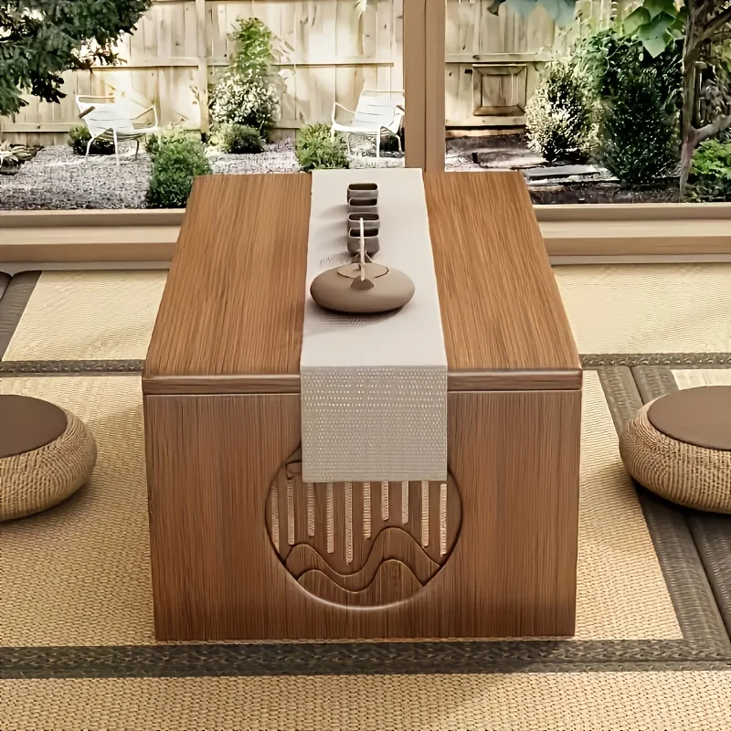 table pliante polyvalente en bambou – style japonais, parfaite pour la chambre à coucher et l'étude, conception durable de taille basse avec finition lisse table pliante polyvalente en bambou – style japonais, parfaite pour la chambre à coucher et l'étude, conception durable de taille basse avec finition lisse