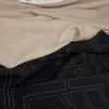 tissu imprimé noir ingent, vêtements respectueux de la peau, manteau de robe, lin et coton, matériel de bricolage, gril à coudre au mètre