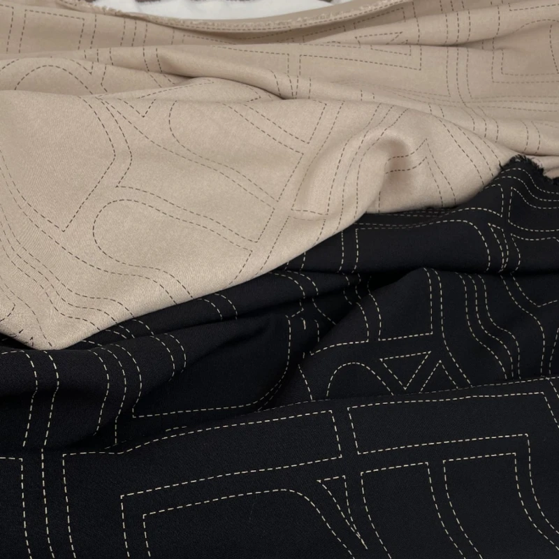 tissu imprimé noir ingent, vêtements respectueux de la peau, manteau de robe, lin et coton, matériel de bricolage, gril à coudre au mètre tissu imprimé noir ingent, vêtements respectueux de la peau, manteau de robe, lin et coton, matériel de bricolage, gril à coudre au mètre