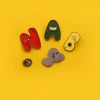 dessin animé lettres drôles broche 26 alphabet style japonais broches mignonnes a z enfants broche décor