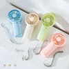 mini ventilateur portable de poche, créatif, petit, léger, réglable, mignon, cadeau étudiant