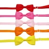 (10 pièces/lot) mode nœud papillon pour chiens cravate réglable pour chat couleurs unies chiot accessoires de toilettage fournitures pour animaux de compagnie