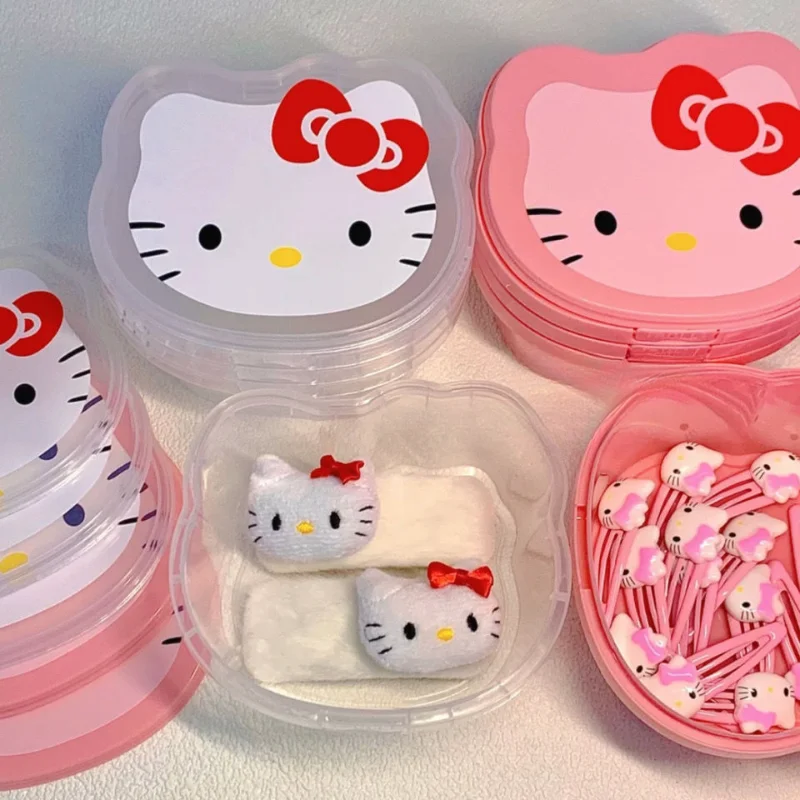 japonais ins transparent rose hello kitty boîte de rangement organisateur sanrio multifonction en plastique papeterie petits articles boîte à bijoux japonais ins transparent rose hello kitty boîte de rangement organisateur sanrio multifonction en plastique papeterie petits articles boîte à bijoux