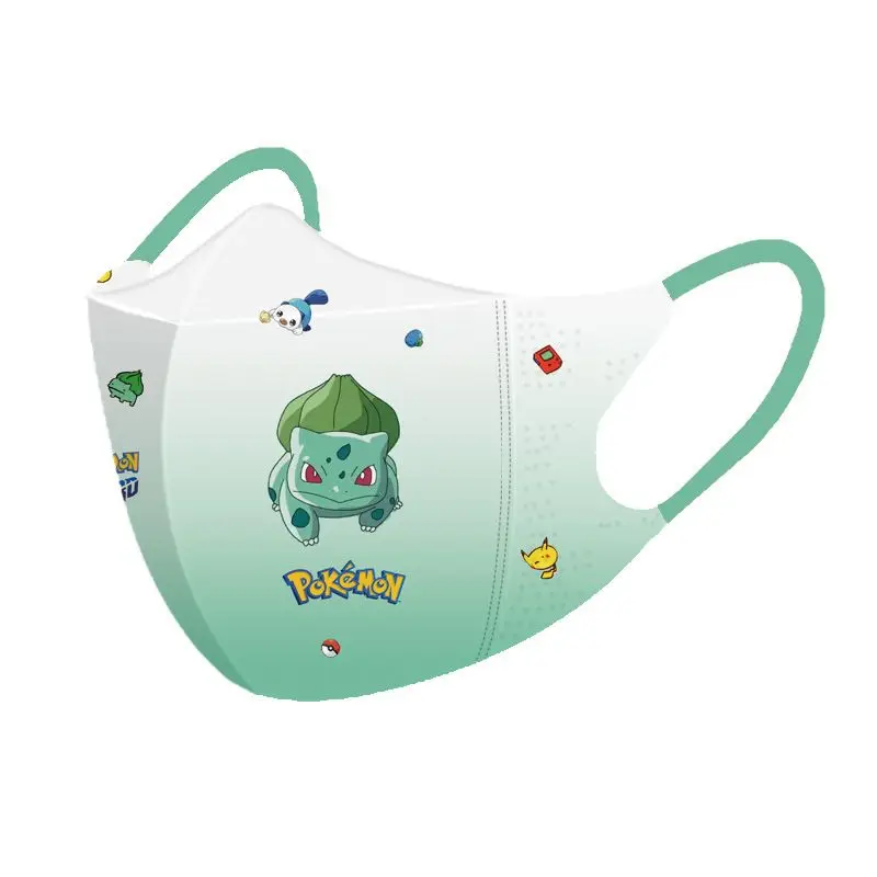 masque imprimé 3d de la série pokémon pour enfants, dessin animé, mignon, protecteur, poulet, emballé, étudiant, vente en gros, nouveau masque imprimé 3d de la série pokémon pour enfants, dessin animé, mignon, protecteur, poulet, emballé, étudiant, vente en gros, nouveau