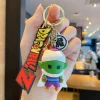 porte clés figurine dragon ball anime, figurines d'action son goku trunks buu, porte clés pendentif sac, jouets modèles en pvc, ornement pour cadeau pour enfants