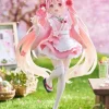 18cm original hatsune miku coreful sakura wafuu kissa ver. figurine de demoiselle d'honneur, modèle de dessin animé, jouets à collectionner, cadeau kawaii