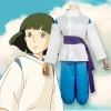 costume de cosplay anime pour enfants et adultes, kimono rose takino chihiro show kamikakushi, costumes de fête d'halloween pour femmes et filles
