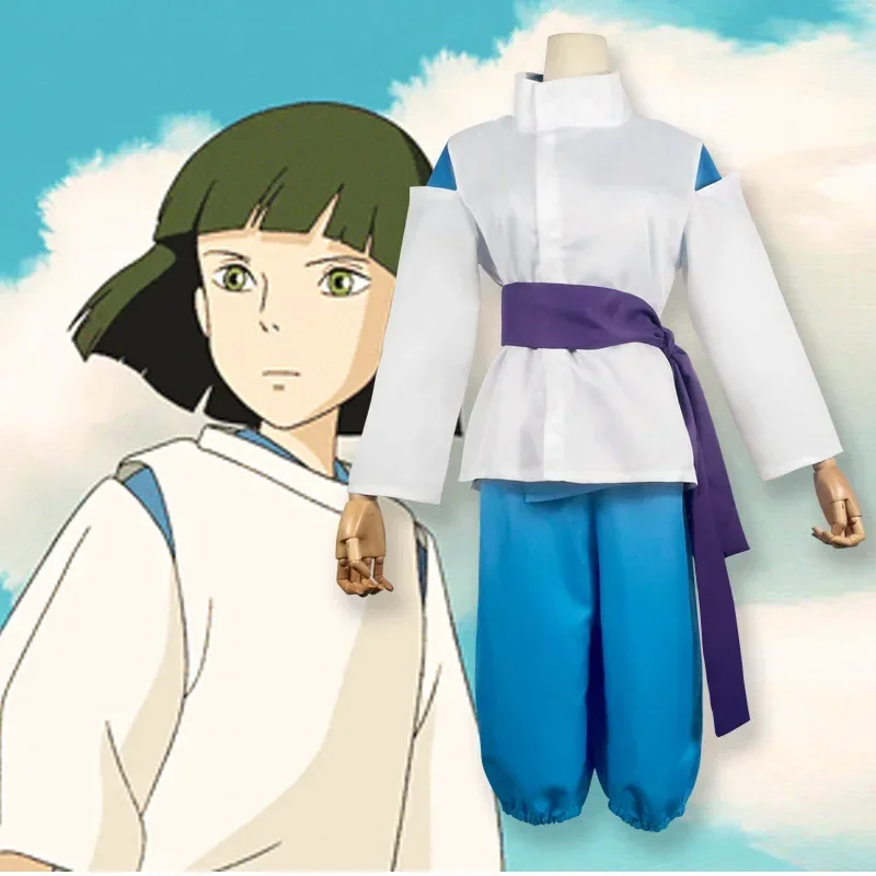 costume de cosplay anime pour enfants et adultes, kimono rose takino chihiro show kamikakushi, costumes de fête d'halloween pour femmes et filles costume de cosplay anime pour enfants et adultes, kimono rose takino chihiro show kamikakushi, costumes de fête d'halloween pour femmes et filles