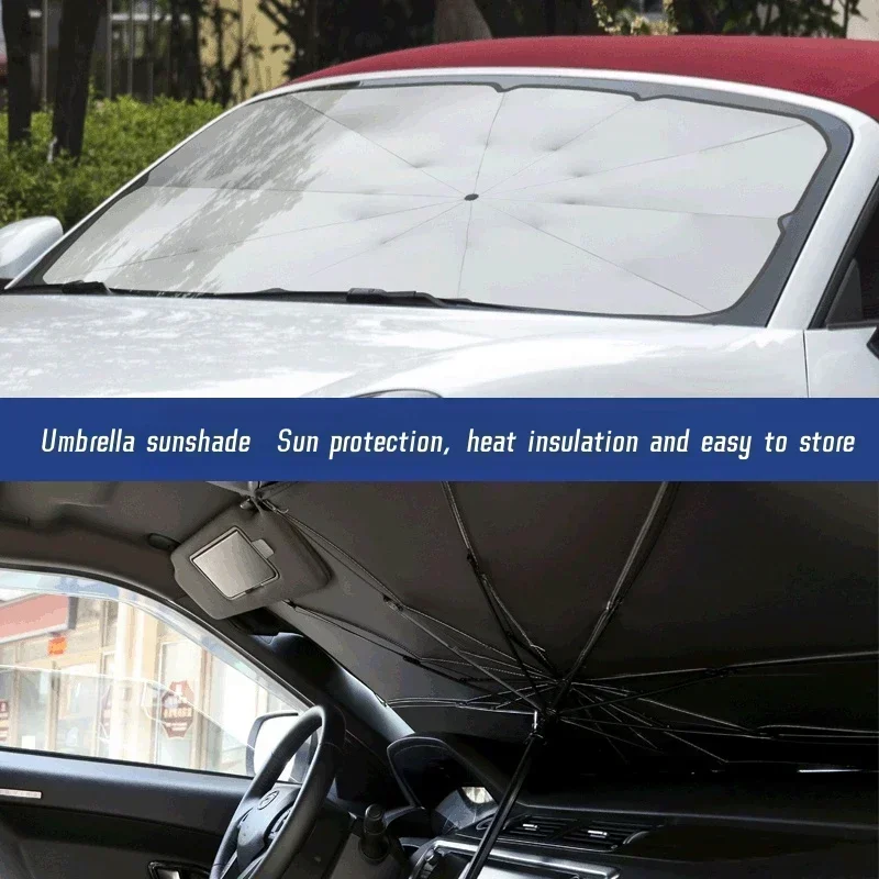 pare soleil de voiture pour ombrage automatique, pare soleil de voiture, protection solaire, parasol d'été, intérieur, accessoires de protection de pare brise pare soleil de voiture pour ombrage automatique, pare soleil de voiture, protection solaire, parasol d'été, intérieur, accessoires de protection de pare brise