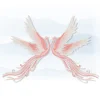 grands patchs phénix brodés pour la couture, tissu appliqué thermocollant, oiseau seculaire, anivia, délicat, renaissance phenix nirvana, 1 paire