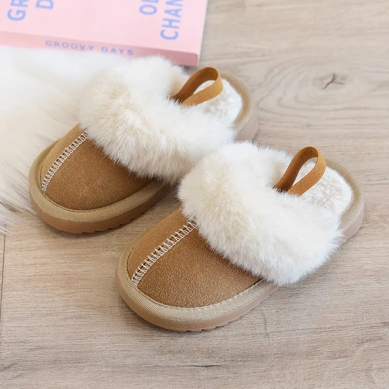 pantoufles en laine japonaises simples pour garçons et filles, chaussures décontractées à la mode pour enfants, pour intérieur et extérieur, assorties avec tout, 2022 pantoufles en laine japonaises simples pour garçons et filles, chaussures décontractées à la mode pour enfants, pour intérieur et extérieur, assorties avec tout, 2022