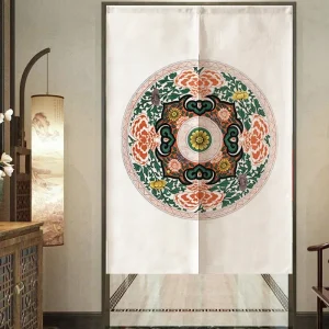 Noren-Rideau de porte japonais, motif de bon augure chinois, décor d&rsquo;entrée, rideaux d&rsquo;écran, cuisine, chambre à coucher