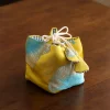 poudres de gril wstring de proximité de tasse à thé de style chinois, portable, résistant à l'installation, petit article, impression multifonctionnelle, sac à main brodé