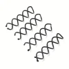 Épingles à cheveux en spirale, pointes rondes anti rayures, épingle à cheveux à vis torsadée pour femmes, style de cheveux pour chignon, bricolage noir, 10 pièces/paquet