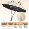 chapeau de parapluie de pêche, parasol de plage, avec revêtement intérieur de colle noire et reliure de bord réfléchissant, léger et facile à transporter