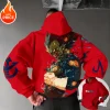 vegeta dragon ball saiyan harajuku streetwear automne hommes vintage sweat à capuche hiver femmes surdimensionné sweat à capuche à manches longues haut