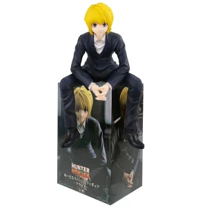 Figurine de dessin animé Hunter × Hunter Kurapika, 13cm, Chrollo Illumi Hisoka, Collection de figurines, bouchon de nouilles, modèle de jouets cadeaux