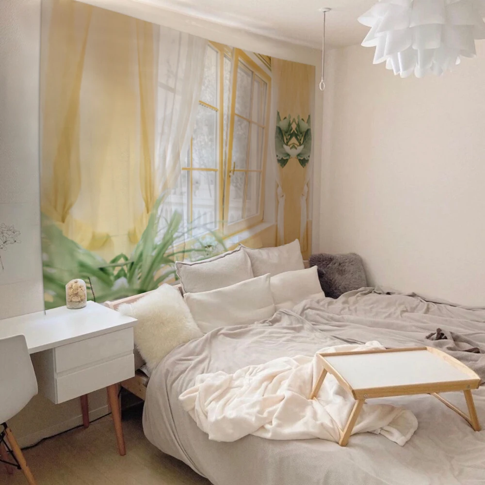 décoration de chambre japonaise avec lapin dessiné à la main, tenture murale, tapisserie, illustration, mignon, sonramé, anime, ado, indie, chambre à coucher décoration de chambre japonaise avec lapin dessiné à la main, tenture murale, tapisserie, illustration, mignon, sonramé, anime, ado, indie, chambre à coucher