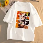Demon Slayer Anime T-Shirt Kimetsu No Yaiba unisexe graphique T-Shirt été à manches courtes décontracté dessin animé haut Streetwear Anime cadeau Demon Slayer Anime T-Shirt Kimetsu No Yaiba unisexe graphique T-Shirt été à manches courtes décontracté dessin animé haut Streetwear Anime cadeau