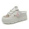chaussures à plateforme pour femmes, sandales à l'offre elles optiques, chaussures de sport décontractées, sandales parker fermées, été, nouveau, 2024