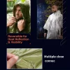 1 ensemble poncho de pluie à capuche d'urgence matériau pe de haute qualité et coutures renforcées poncho de pluie à couverture complète compact