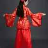 robe chinoise ancienne pour filles et enfants, kimono ethnique traditionnel, costume de danse de chœur pour étudiants, style kimono yukata japonais