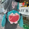 2025 hatsune miku sac à bandoulière nouveau sac à dos mignon anime fille en peluche dessin animé kawaii sac à dos étudiant sac paquet enfants cadeaux jouets