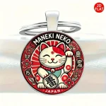 Porte-clés porte-bonheur en alliage de chat rouge, pendentif, motif de chat Adorable, Style de banlieue à la mode, unisexe, bijoux d’oreille d’animal durables Porte-clés porte-bonheur en alliage de chat rouge, pendentif, motif de chat Adorable, Style de banlieue à la mode, unisexe, bijoux d’oreille d’animal durables