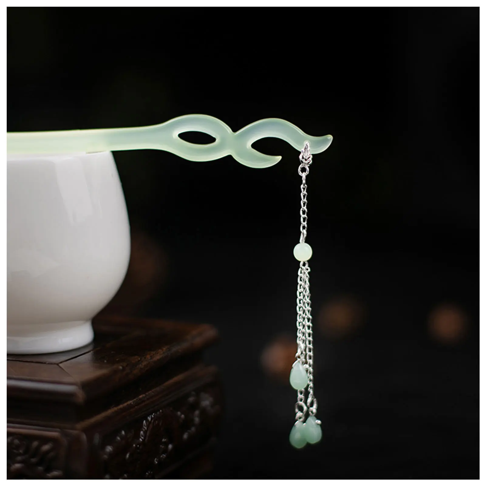 bâtonnets à cheveux traditionnels chinois hanfu pour femmes, accessoires de cheveux, pompon, perle, fourcommuniste, coiffure, pièce de sauna vintage bâtonnets à cheveux traditionnels chinois hanfu pour femmes, accessoires de cheveux, pompon, perle, fourcommuniste, coiffure, pièce de sauna vintage