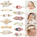 Bébé bandeau fleurs pour filles mignon élastique Floral bandes de cheveux nouveau-né enfant en bas âge chapeaux en Nylon bandeaux enfants cheveux accessoires Bébé bandeau fleurs pour filles mignon élastique Floral bandes de cheveux nouveau-né enfant en bas âge chapeaux en Nylon bandeaux enfants cheveux accessoires