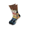 en 2024, le nouveau design était populaire et l'image de dessin animé des chaussettes pour hommes était des chaussettes crew.