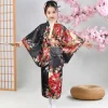 kimono japonais traditionnel imprimé floral pour enfants, robe kimono élégante de style japonais sakura pour filles, nouvelle collection asiatique