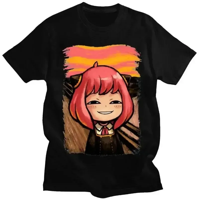 t shirt estival et esthétique rétro pour femme, espion x, famille anya forger, graphique, japonais, harajuku t shirt estival et esthétique rétro pour femme, espion x, famille anya forger, graphique, japonais, harajuku