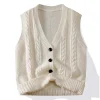 pull cardigan en tricot pour hommes, manteau décontracté, mode automne et hiver