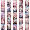 10/30/50pcs kawaii ins style rose paysage esthétique autocollants autocollants ordinateur portable téléphone scrapbook valise papeterie autocollant jouets
