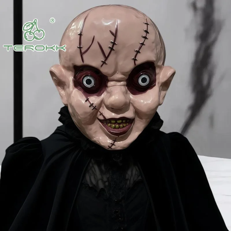 masque diable d'horreur d'halloween, masque de citrouille, masque de jeu de rôle de cosplay drôle, accessoires de costume de fête de carnaval de terreur de démon masque diable d'horreur d'halloween, masque de citrouille, masque de jeu de rôle de cosplay drôle, accessoires de costume de fête de carnaval de terreur de démon
