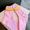 xx9d chaussettes cheville mignonnes cartoons poupées poupées chaussettes nouveauté drôles nouveauté drôle