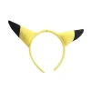 accessoires pour cheveux de dessin animé pokemon, bandeau pikachu, oreilles mignonnes, couvre chef de poupée en peluche, personnalisation de selfie