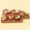 zakka – nourriture japonaise pour chat, boulangerie, café, décoration de scène, artisanat en résine, petits ornements, croissant, beignet, dessert, cupcake, 1 pièce