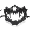masque de fête crâne, démon, loup garou, tigres, demi visage, masque de danse d'halloween, bal de promo, costume de cosplay, accessoire