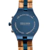 dodo deer une montre à quartz en bois pour hommes, luxueuse et avancée, secondes de course, personnalisée avec date et nom, livraison directe