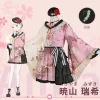 rose akiyama mizuki cosplay costume pour halloween, noël plis de jeu de fête, jeu d'exposition de bandes dessinées, pjsk taille s xl nouveau