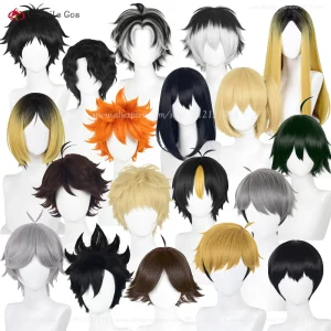 Perruque de Cosplay de haute qualité, Anime Kozume Kenma Oikawa Tooru Hinata Shoyo Kei Tsukishima Miya Osamu Miya Atsumu Shimizu Kiyoko