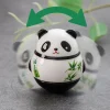 poupée panda en céramique japonaise, artisanat, gobelet, jouet porte bonheur, ornement de fortune, paysage, décor de bureau et de maison